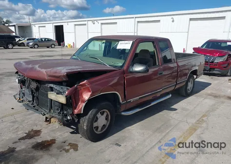 1998 Chevrolet C1500 Fleetside from USA, damaged, VIN 2GCEC19R4W1235244